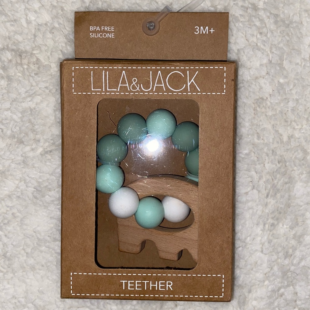 Lila & Jack 🐘Elephant Teether - 3M+